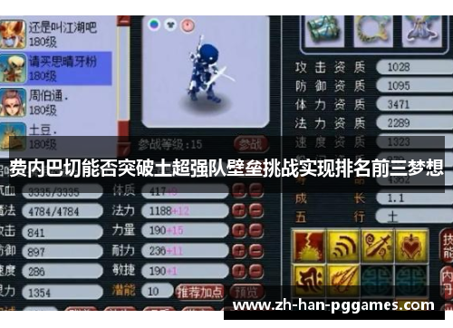 费内巴切能否突破土超强队壁垒挑战实现排名前三梦想 费内巴切能否突破土超强队壁垒挑战实现排名前三梦想